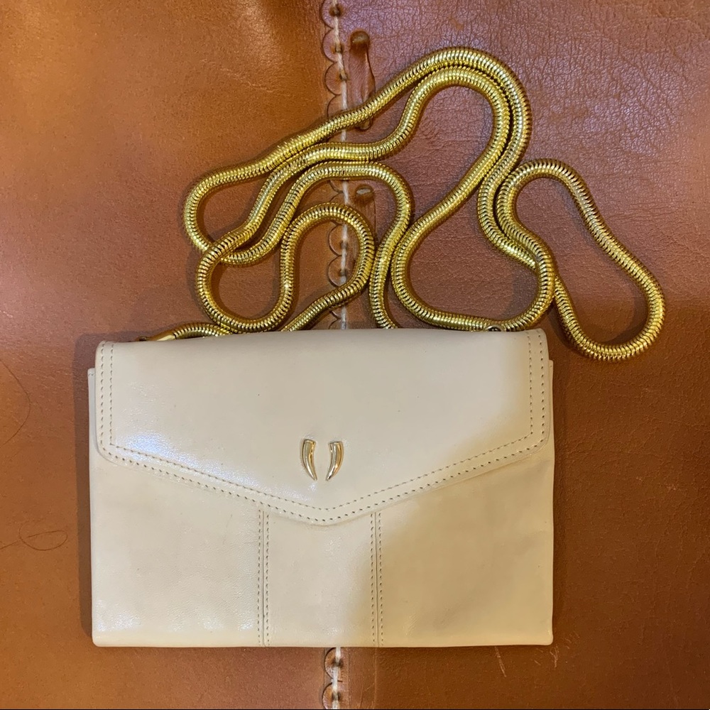 Designer TUSK Leather Micro Crossbody Purse